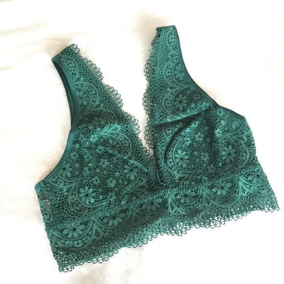 Bralette Long Line Plunge Victoria's Secret En Satin Beige - Bretelles Réglables - Taille S - Neuf Avec étiquettes